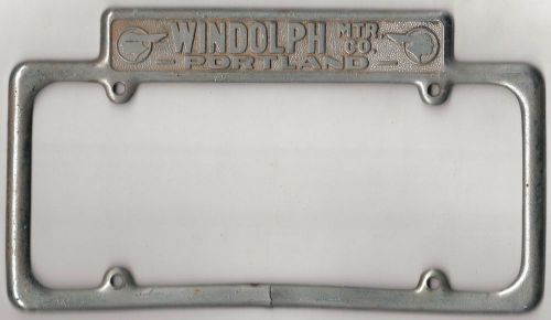 Windolf pontiac in portland oregon license plate frame