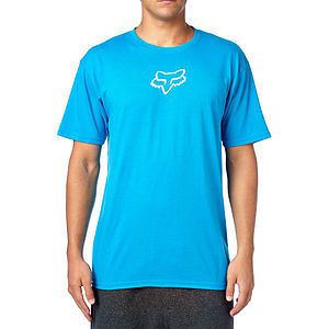 Fox racing tournament mens short sleeve tech t-shirt electric blue