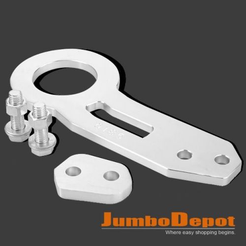 1pcs silver jdm anodized aluminum cnc truck tow towing hook rear for dodge 1500