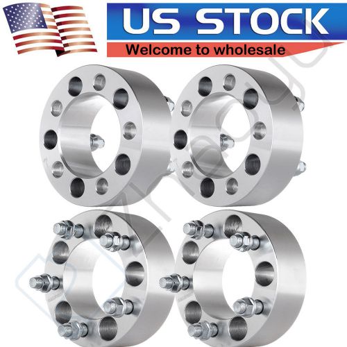 4 pcs 2&#034; 5 lugs 5x4.5 to 5x4.5 wheel spacers | 1/2&#034; x 20 studs adapters for jeep