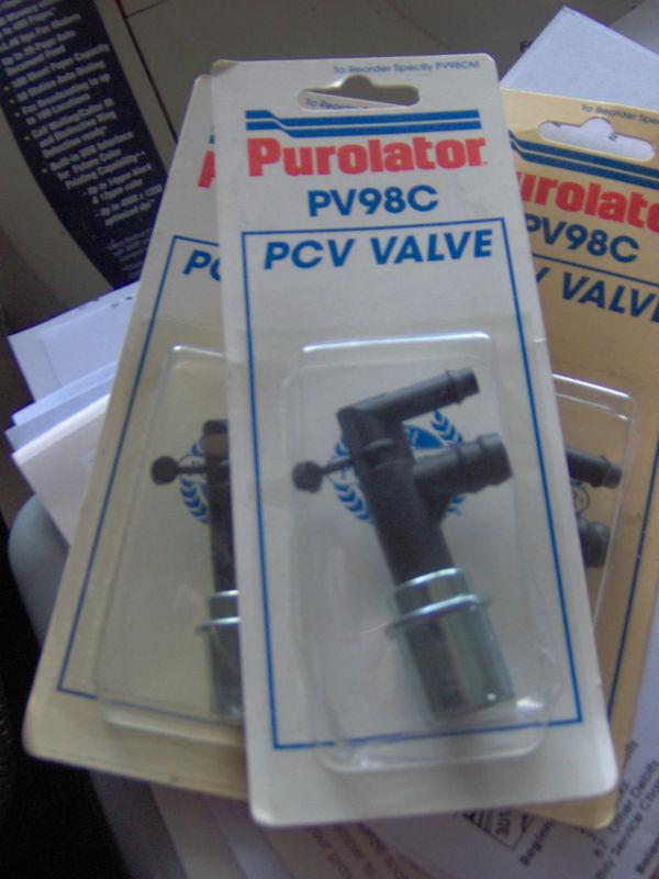 Lot of 3 purolator pv98c pcv valve...save big!