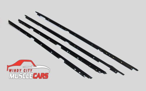 1982-92 chevrolet camaro inner and outer belt weatherstrip kit 4 pcs no reserve!