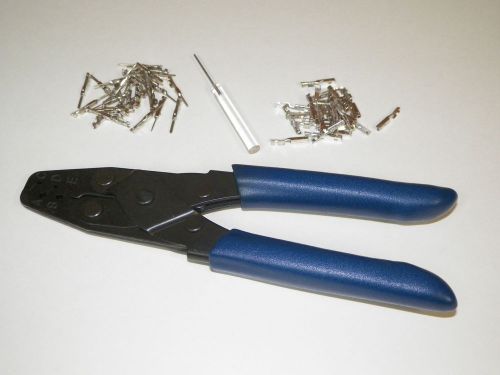 Crimper pic tool oem terminals kit for molex mx-150 connectors on harley others