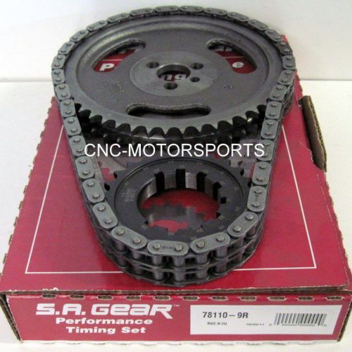 Bbc bb chevy 396 402 427 454 sa gear .250 double roller timing chain 9 keyway