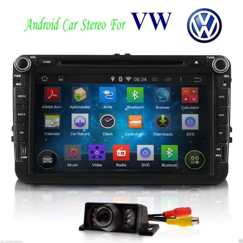 8 inch hd 1080p car dvd player quad-core android stereo gps radio for vw series