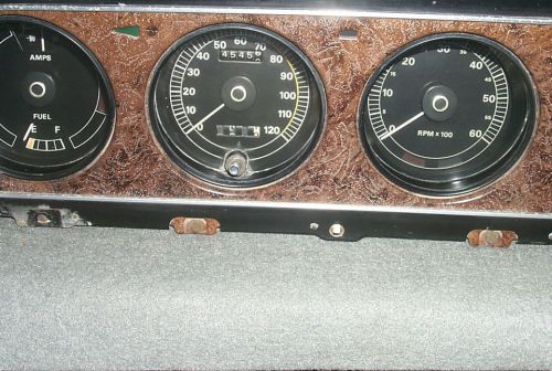 Deluxe tachometer gauge cluster 1969/69 mercury cougar xr-7 351/390/428 cj ford
