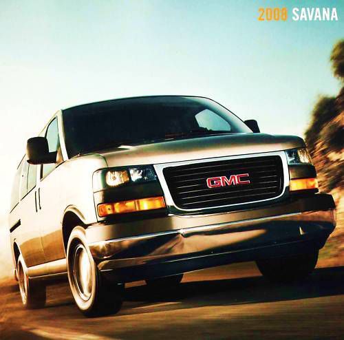 2008 gmc savana van brochure-passenger &amp; conv prep