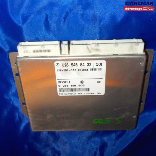2000-2002 mbenz s500 brake control module esp+pml+bas 0285458432