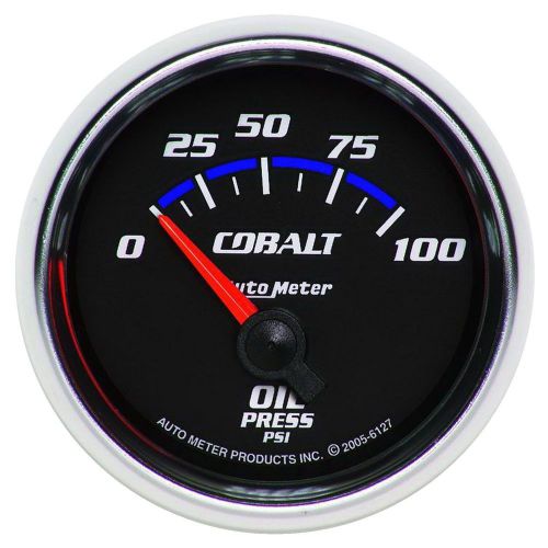 Auto meter 6127 cobalt; electric oil pressure gauge