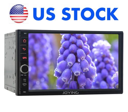Us stock  hd1024*600 universal car stereo radio gps bt android 4.4 quad core 3g
