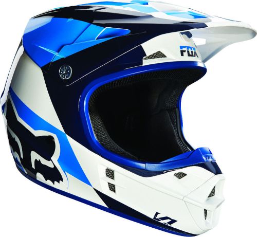 New 2016 fox racing v1 motocross dirt bike helmet mako white 14406-008