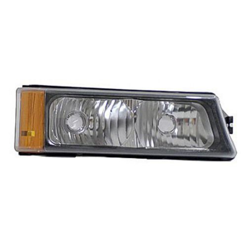 New passenger side right parking lamp assembly incl marker, running,signal lamps