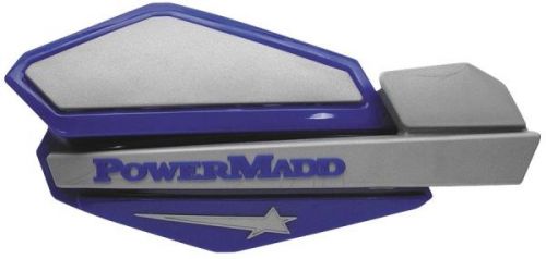 Powermadd star series handguards blue/silver 34231