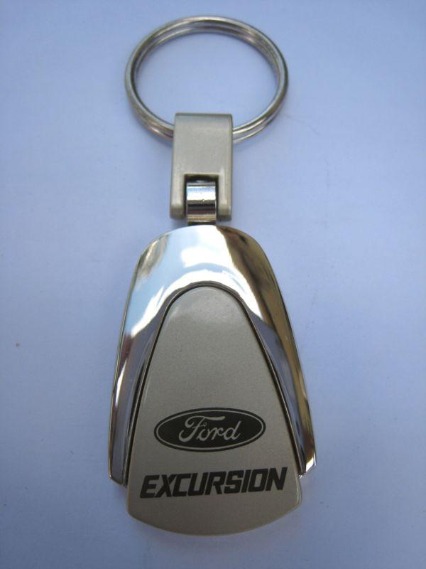 High Quality Keychain Ford Excursion Metal Logo Key Chain Ring Fob Handsome