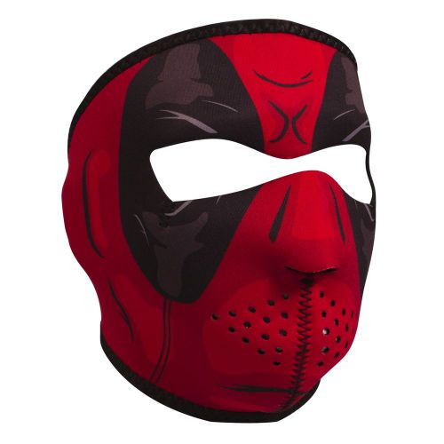 Red dawn mask motorcycle biker ski neoprene full face mask reversible