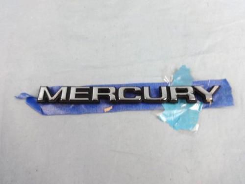 Nos 1987 mercury emblem e7yy-16b856-a &#034;mercury&#034; emblem