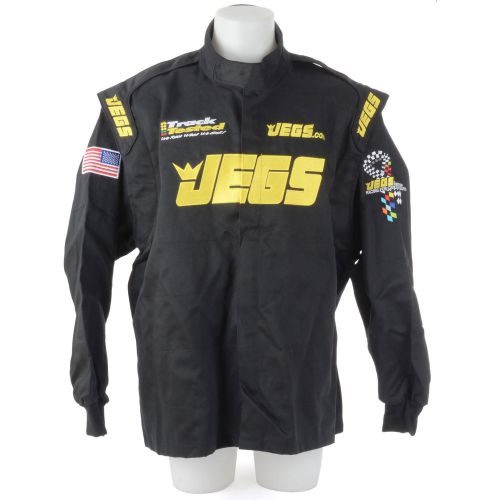 Jegs performance products 6021 black single layer jacket medium
