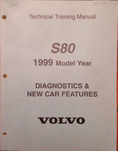 Volvo 1999 s80 technical training manual oem
