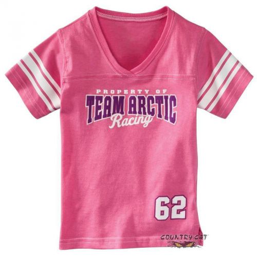 Arctic cat child&#039;s property of team arctic racing t-shirt – pink - 5263-34_