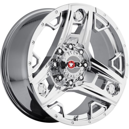801-7981v12 17x9 8x6.5 (8x165.1) wheels rims chrome -12 offset alloy 3 spoke