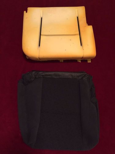 2007-13 silverado ext cab - split bench 40% seat cushion pad &amp; cover ebony oem