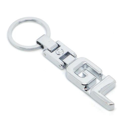 Pendant keychain key chain ring chrome for mercedes benz gl350 gl450 gl550 gl63 