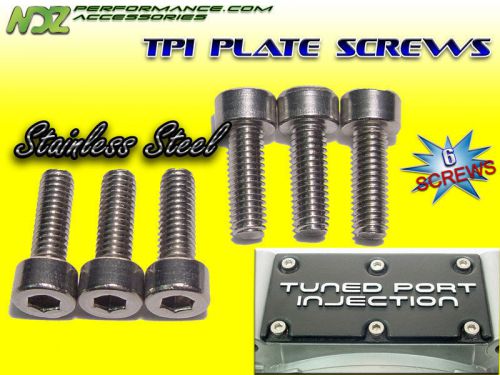 Tpi throttle body plate stainless screw kit l98 lt1 lt4