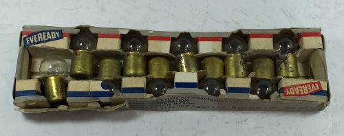 Eveready 67 miniature lamps ten lamps 12 volt a union carbide new old stock