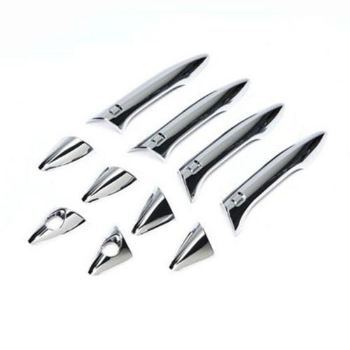 Chrome abs door handle covers for 2014-2015 hyundai avante md by putco