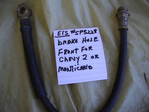 1  eis # sp5228 front  brake hose for  monte  carlo. chevy 2
