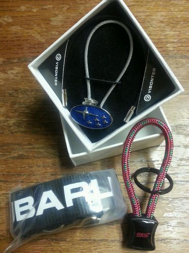 Subaru keychains and lanyard