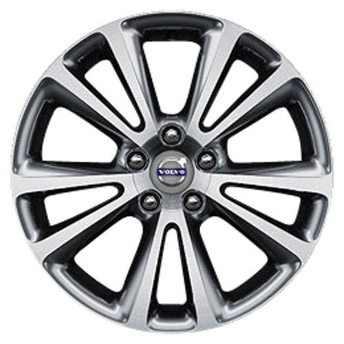 70375 factory, oem reconditioned wheel 17 x 7.5; dark charcoal w/machined face