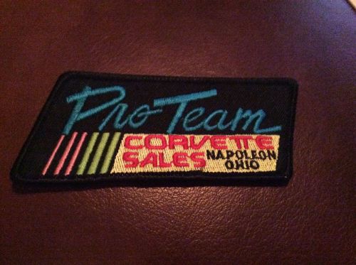 Pro team corvette sales patch