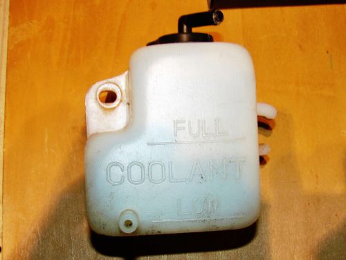 1987 yamaha inviter 300 coolant recovery tank with cap oem snowmobile part
