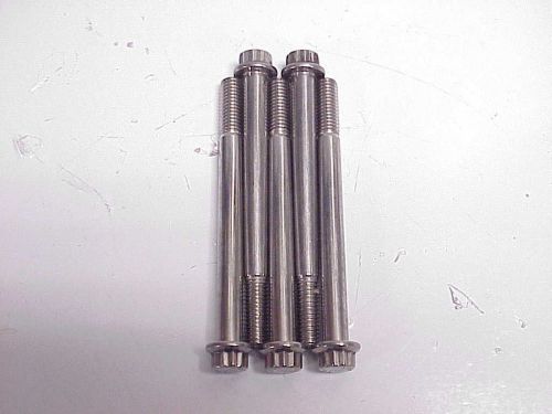 5 used arp metric stainless steel 12 point head bolts m8x1.25x90mm nascar