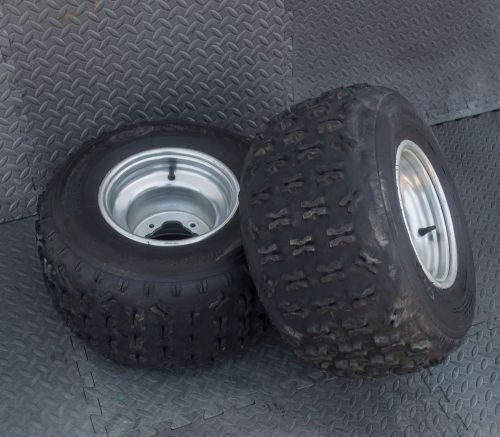 Holeshot xcr03 rear tires wheels aluminum rims yamaha banshee yfz450 raptor d-36
