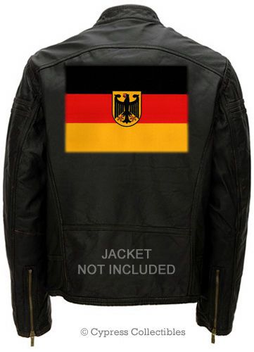 Large german heritage patch embroidered iron-on flag germany aufnäher eagle big
