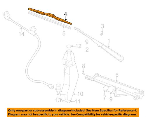 New genuine gm oem wiper blade gm# 22700262