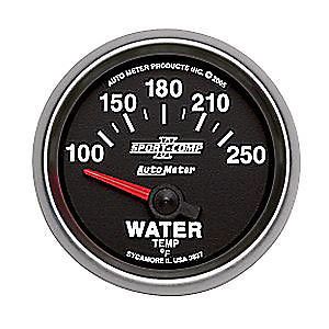 Autometer 3637 sport comp ii elec water temp gauge