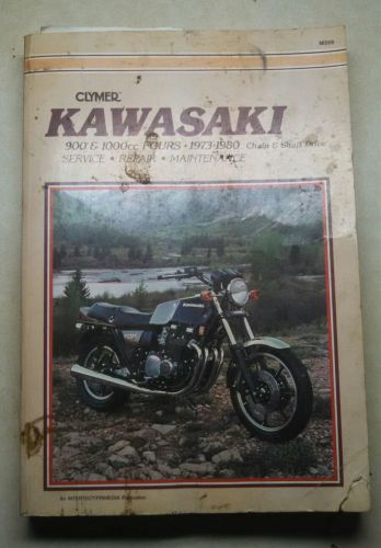 Clymer service manual kawasaki motorcycle 900 &amp; 1000cc fours 1973-1980 repair