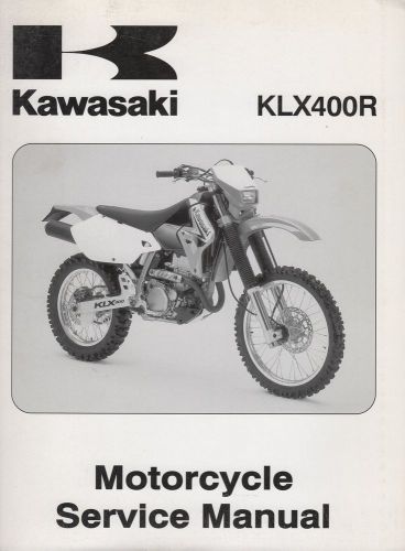 2003 kawasaki motorcycle klx400r service manual p/n 99924-1304-01 (570)