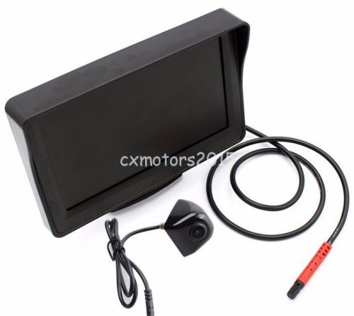 4.3&#034;lcd display monitor screen+car suv parking rear view ccd camera kit