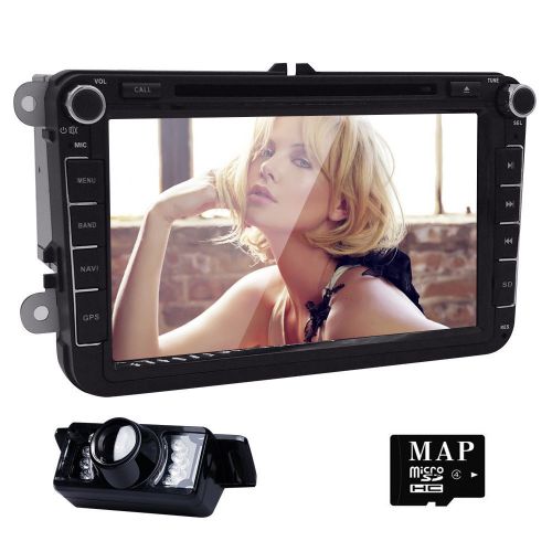 Android 4.4 hd 8&#039;&#039; car dvd player gps bt airplay vw polo golf passat caddy jetta
