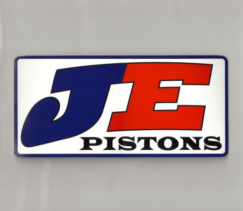 Je pistons nascar racing sticker decal chevy ford toolbox nhra car new