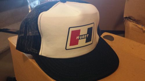 Vintage retro hurst shifter drag racing mesh trucker hat