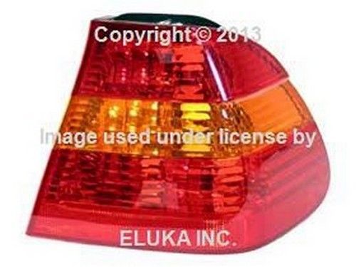 Bmw genuine taillight with yellow turn signal for fender rear right e46 6946534