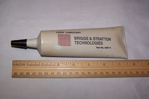 Vintage briggs &amp; stratton technologies lock lubricant unopened tube # 596711