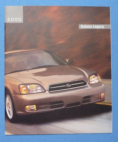 2000 subaru legacy dealer sales brochure~original showroom catalog literature