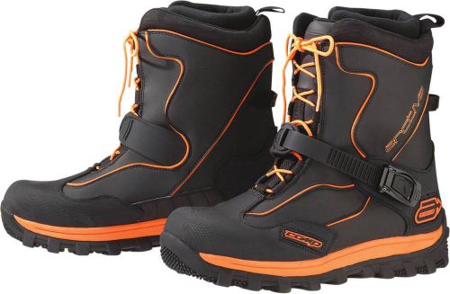 New arctiva-snow comp snowmobile adult insulated boots, black/gray, us-10