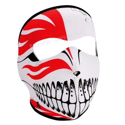 Zan headgear wnfm094, neoprene full mask, reverses to black, shinigami face mask